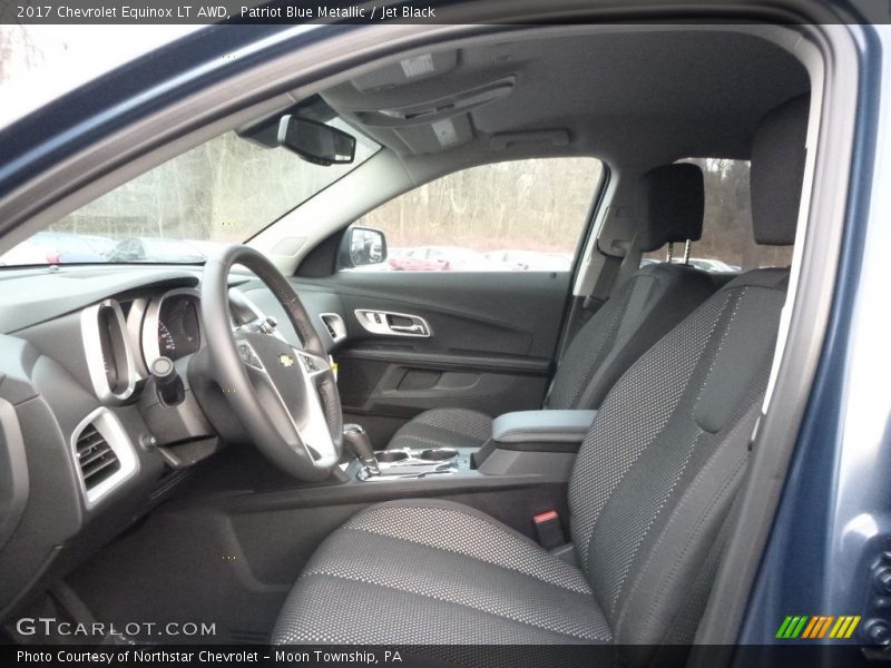 Patriot Blue Metallic / Jet Black 2017 Chevrolet Equinox LT AWD