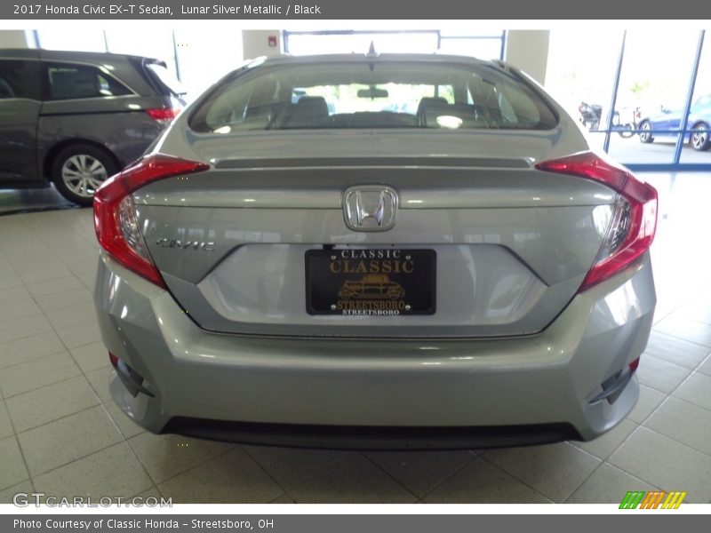 Lunar Silver Metallic / Black 2017 Honda Civic EX-T Sedan