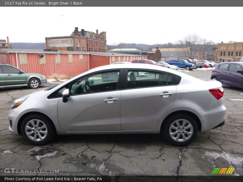 Bright Silver / Black 2017 Kia Rio LX Sedan