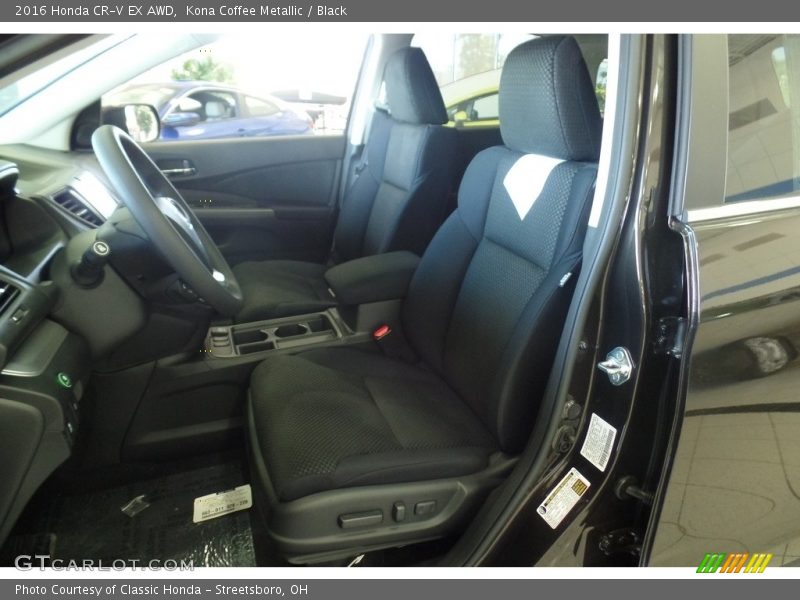 Kona Coffee Metallic / Black 2016 Honda CR-V EX AWD