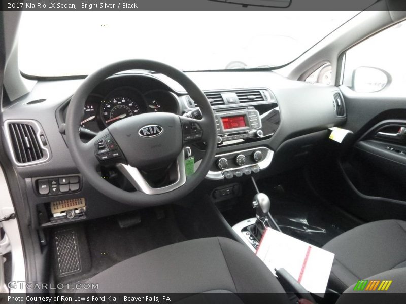 Bright Silver / Black 2017 Kia Rio LX Sedan