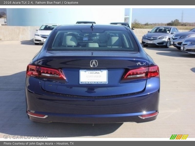 Fathom Blue Pearl / Graystone 2016 Acura TLX 2.4