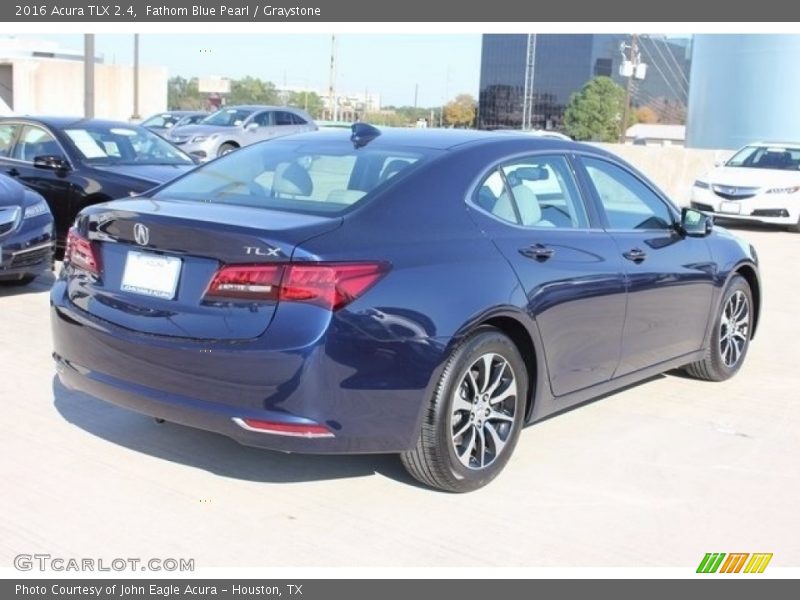 Fathom Blue Pearl / Graystone 2016 Acura TLX 2.4