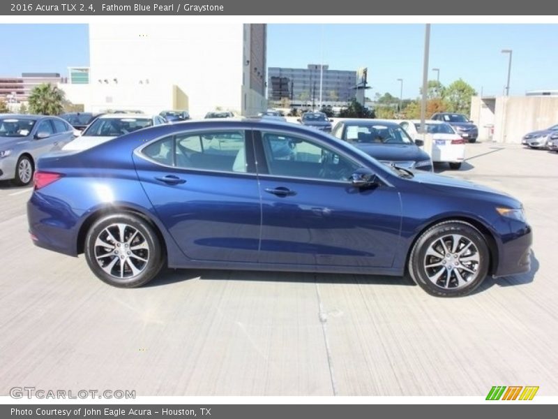 Fathom Blue Pearl / Graystone 2016 Acura TLX 2.4