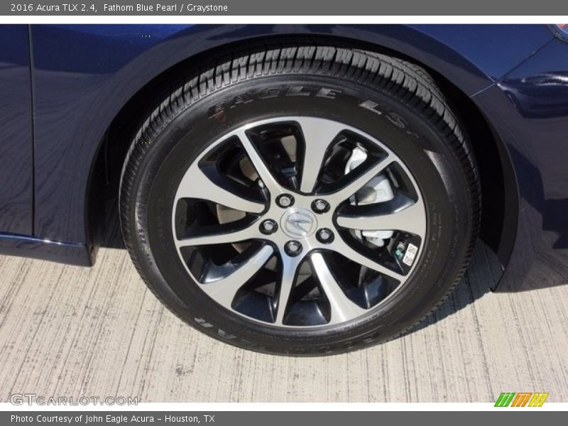 Fathom Blue Pearl / Graystone 2016 Acura TLX 2.4