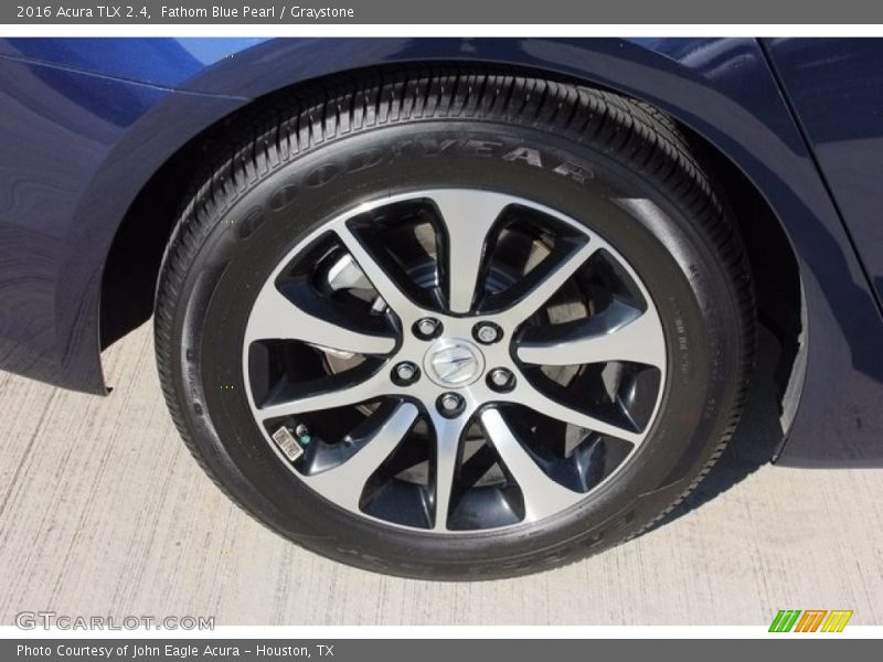 Fathom Blue Pearl / Graystone 2016 Acura TLX 2.4