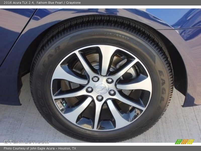 Fathom Blue Pearl / Graystone 2016 Acura TLX 2.4