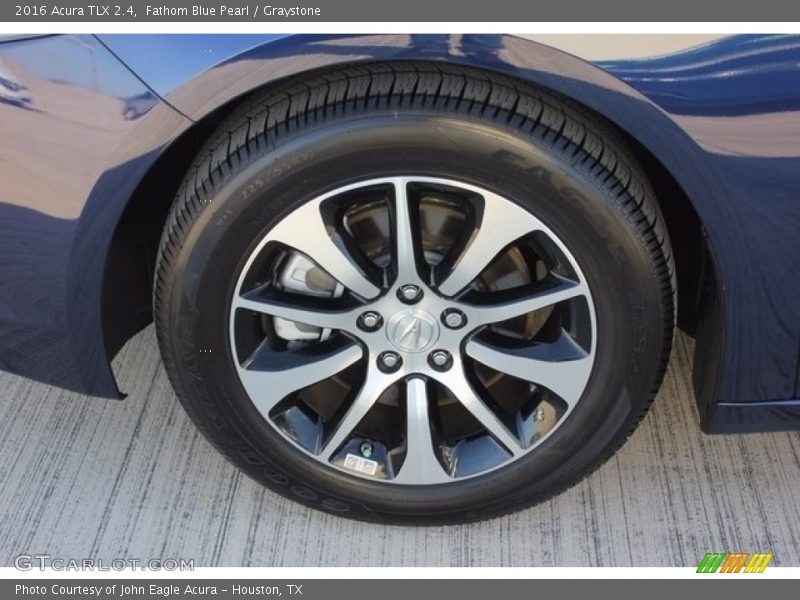 Fathom Blue Pearl / Graystone 2016 Acura TLX 2.4