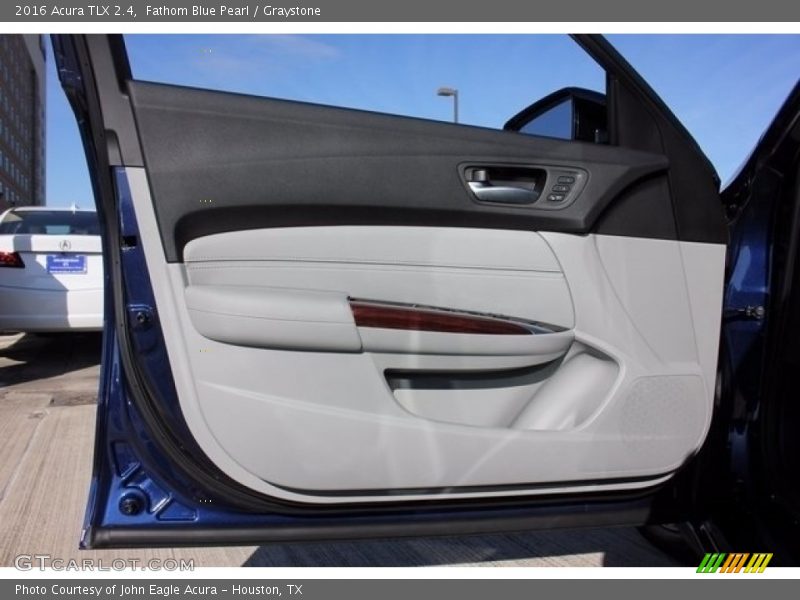 Fathom Blue Pearl / Graystone 2016 Acura TLX 2.4