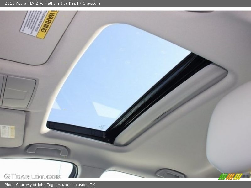 Fathom Blue Pearl / Graystone 2016 Acura TLX 2.4