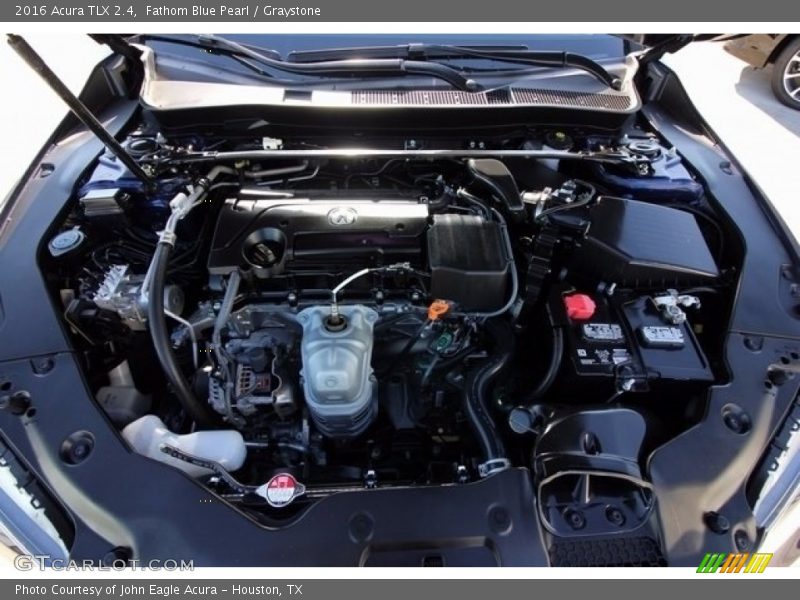 Fathom Blue Pearl / Graystone 2016 Acura TLX 2.4