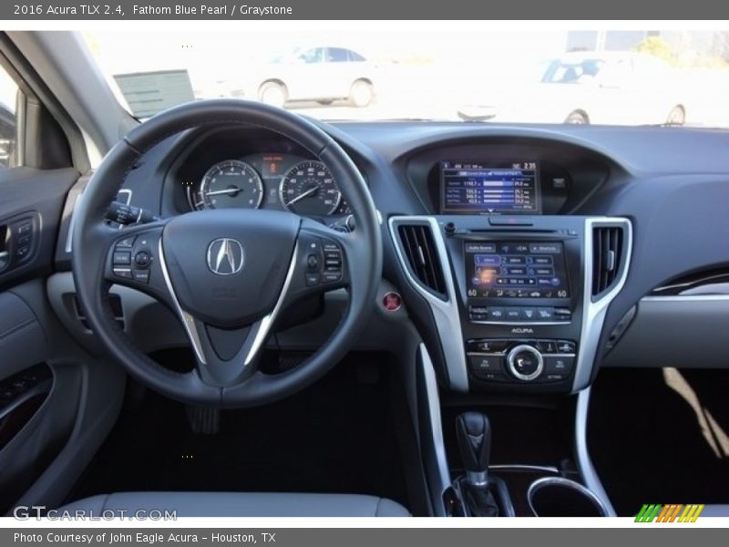 Fathom Blue Pearl / Graystone 2016 Acura TLX 2.4