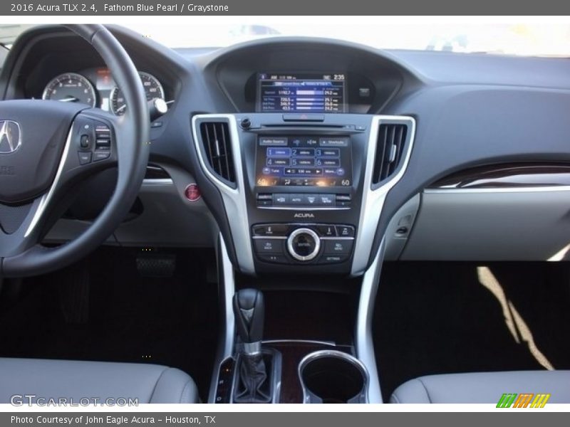 Fathom Blue Pearl / Graystone 2016 Acura TLX 2.4
