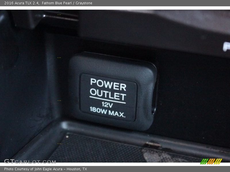 Fathom Blue Pearl / Graystone 2016 Acura TLX 2.4