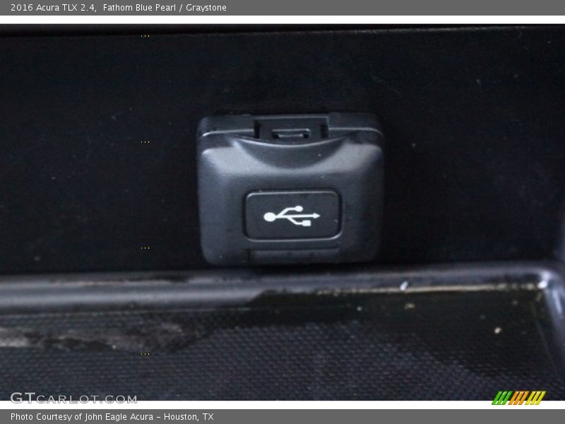 Fathom Blue Pearl / Graystone 2016 Acura TLX 2.4