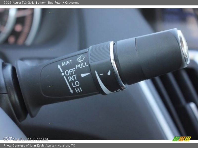 Fathom Blue Pearl / Graystone 2016 Acura TLX 2.4