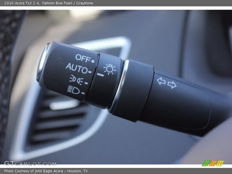 Fathom Blue Pearl / Graystone 2016 Acura TLX 2.4