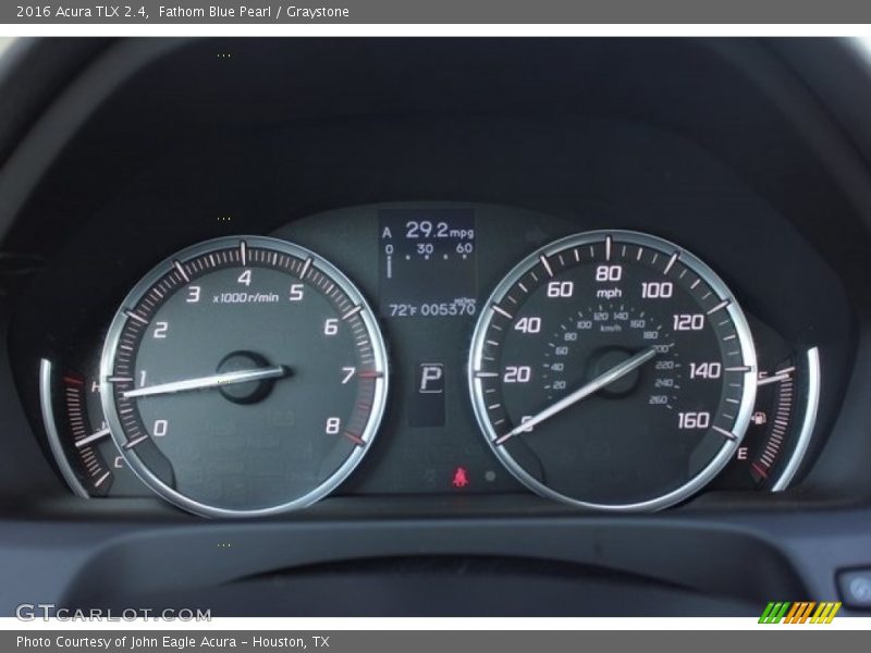 Fathom Blue Pearl / Graystone 2016 Acura TLX 2.4