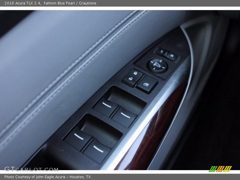 Fathom Blue Pearl / Graystone 2016 Acura TLX 2.4