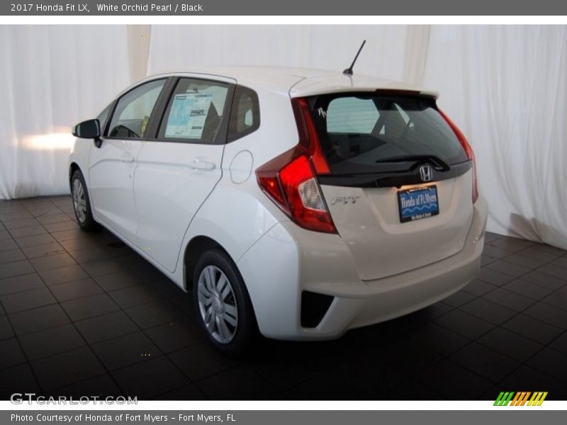 White Orchid Pearl / Black 2017 Honda Fit LX