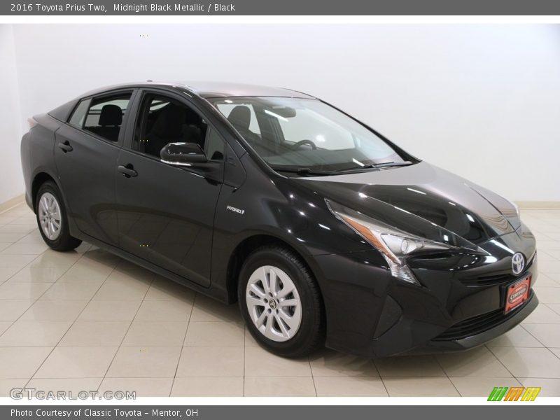 Midnight Black Metallic / Black 2016 Toyota Prius Two