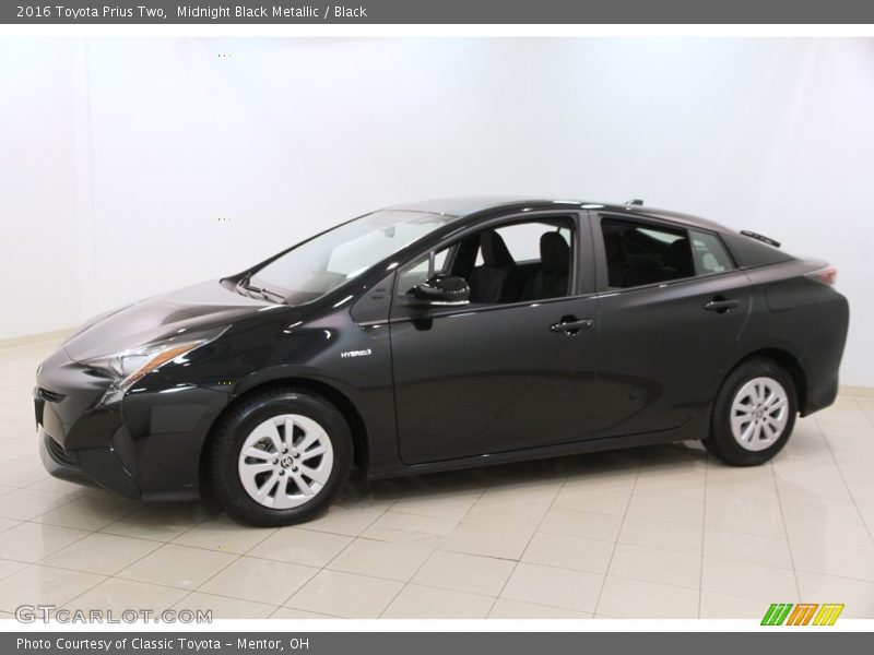 Midnight Black Metallic / Black 2016 Toyota Prius Two