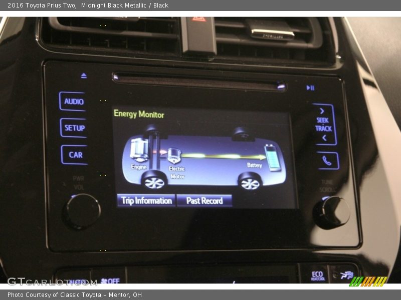 Midnight Black Metallic / Black 2016 Toyota Prius Two