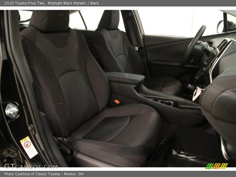 Midnight Black Metallic / Black 2016 Toyota Prius Two