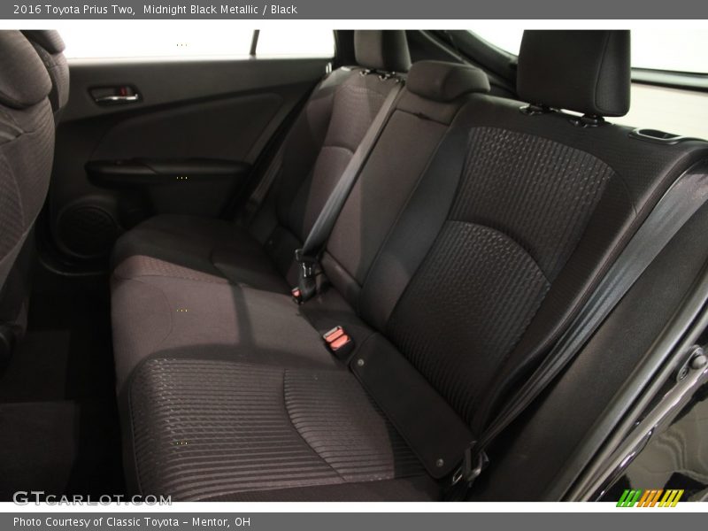 Midnight Black Metallic / Black 2016 Toyota Prius Two