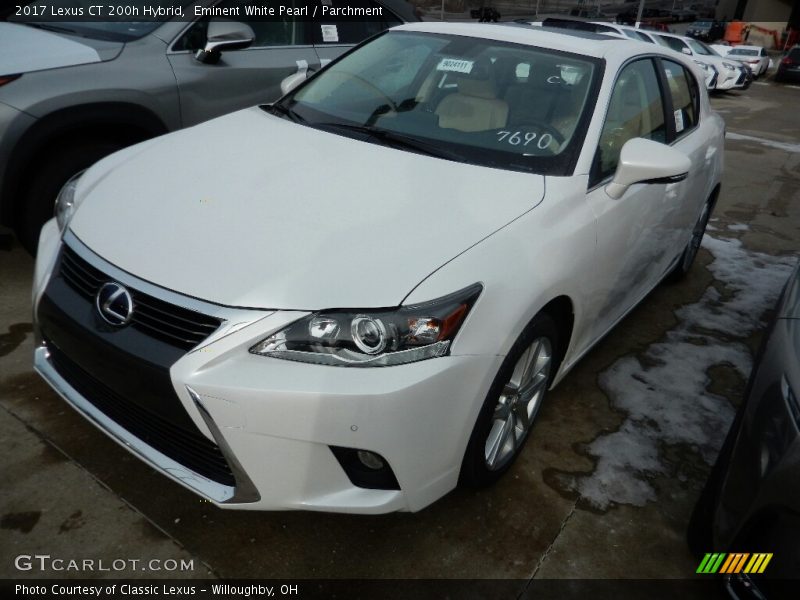 Eminent White Pearl / Parchment 2017 Lexus CT 200h Hybrid