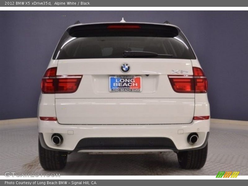 Alpine White / Black 2012 BMW X5 xDrive35d