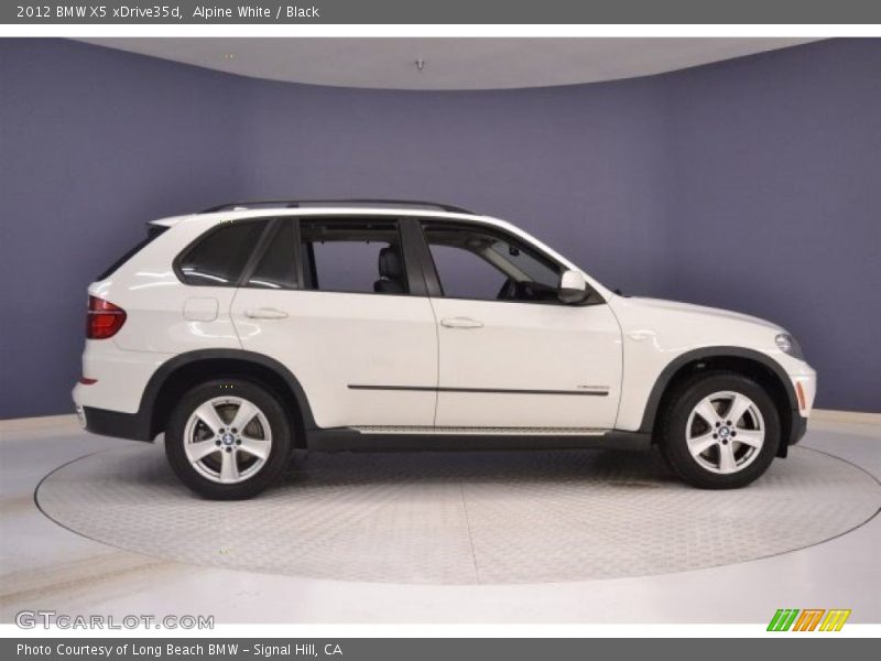 Alpine White / Black 2012 BMW X5 xDrive35d