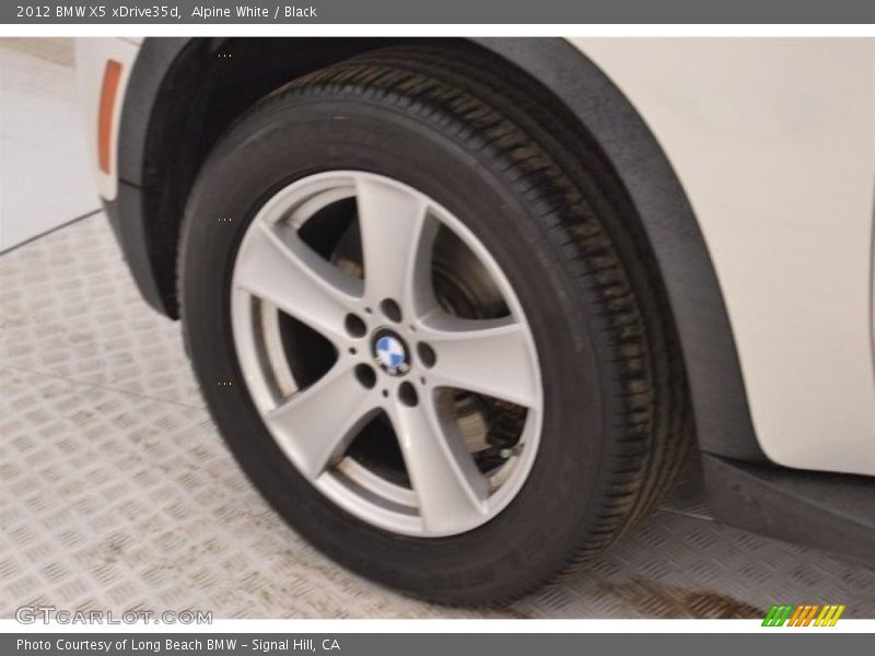 Alpine White / Black 2012 BMW X5 xDrive35d