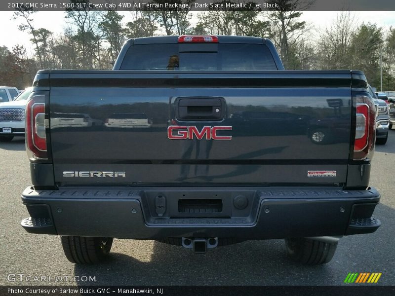 Dark Slate Metallic / Jet Black 2017 GMC Sierra 1500 SLT Crew Cab 4WD All Terrain Package