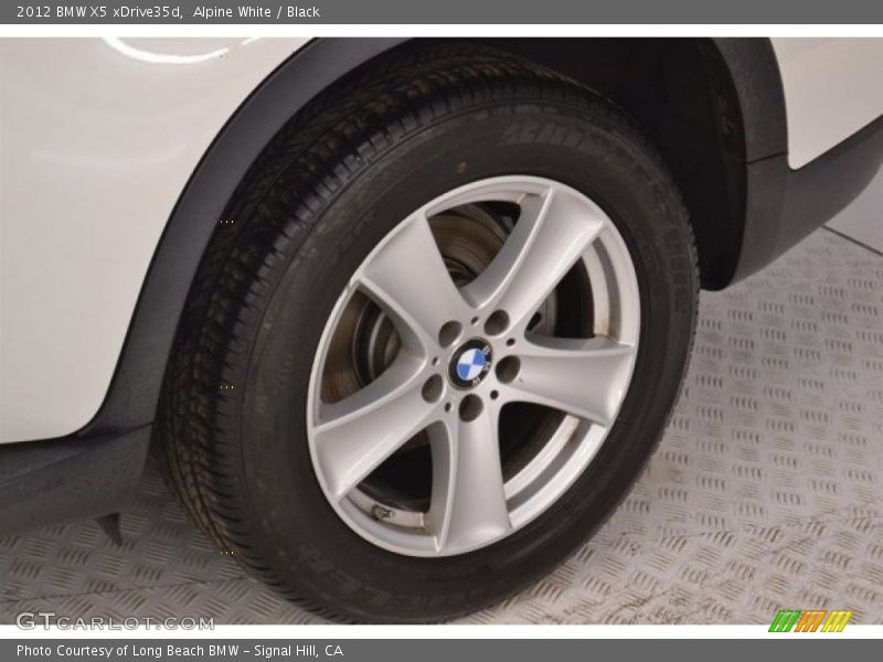 Alpine White / Black 2012 BMW X5 xDrive35d