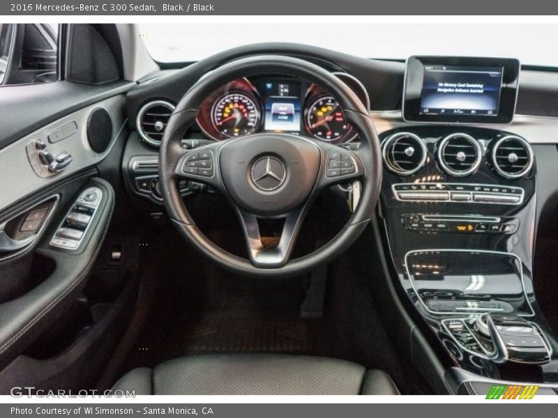 Black / Black 2016 Mercedes-Benz C 300 Sedan