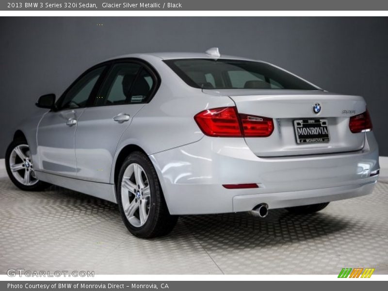 Glacier Silver Metallic / Black 2013 BMW 3 Series 320i Sedan