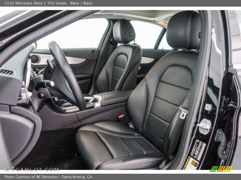 Black / Black 2016 Mercedes-Benz C 300 Sedan