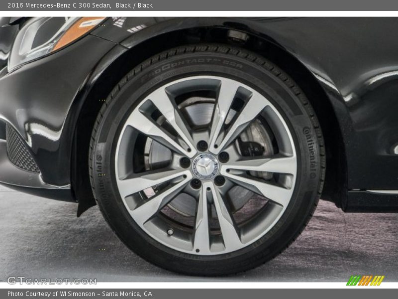 Black / Black 2016 Mercedes-Benz C 300 Sedan