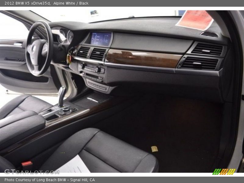 Alpine White / Black 2012 BMW X5 xDrive35d