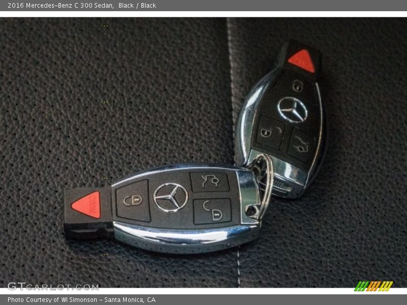 Black / Black 2016 Mercedes-Benz C 300 Sedan