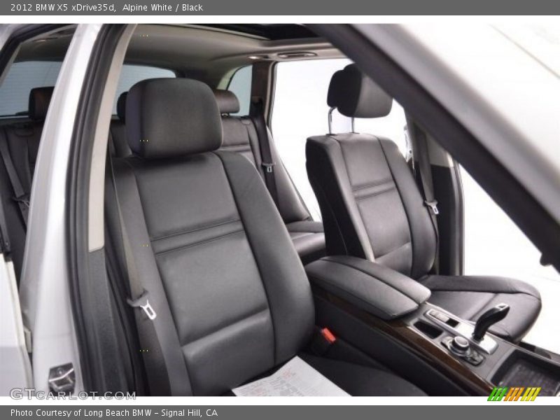 Alpine White / Black 2012 BMW X5 xDrive35d