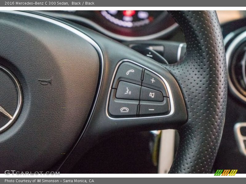 Black / Black 2016 Mercedes-Benz C 300 Sedan