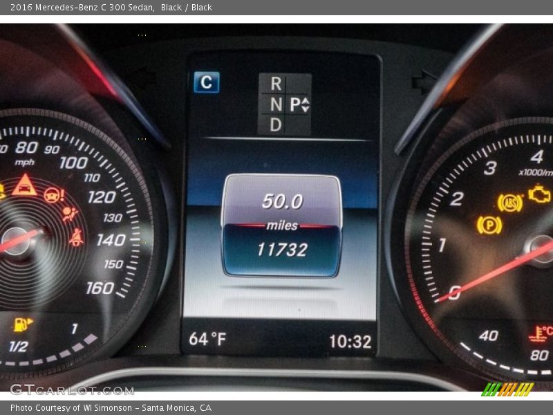 Black / Black 2016 Mercedes-Benz C 300 Sedan