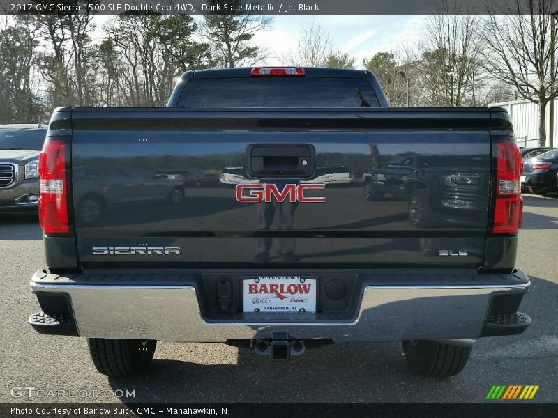 Dark Slate Metallic / Jet Black 2017 GMC Sierra 1500 SLE Double Cab 4WD