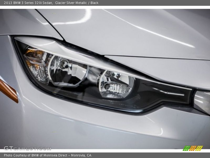 Glacier Silver Metallic / Black 2013 BMW 3 Series 320i Sedan