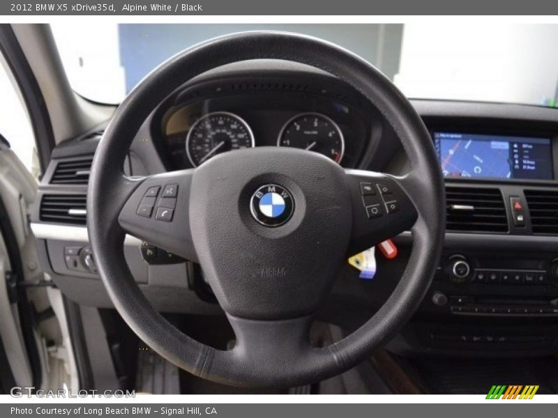 Alpine White / Black 2012 BMW X5 xDrive35d