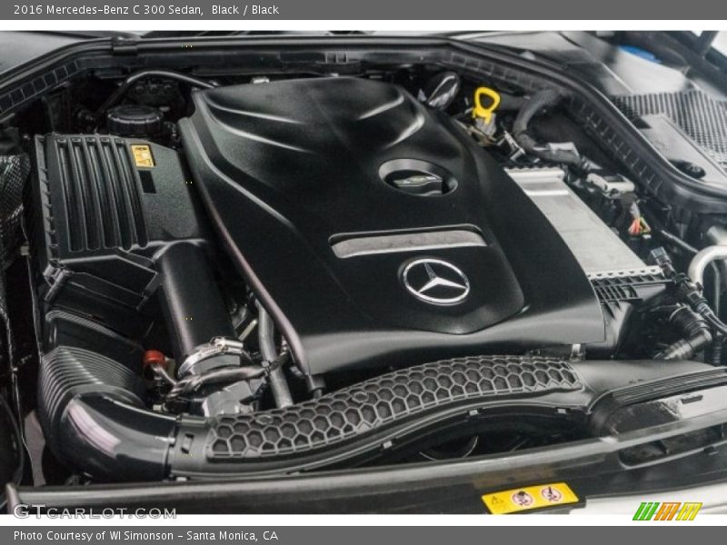 Black / Black 2016 Mercedes-Benz C 300 Sedan