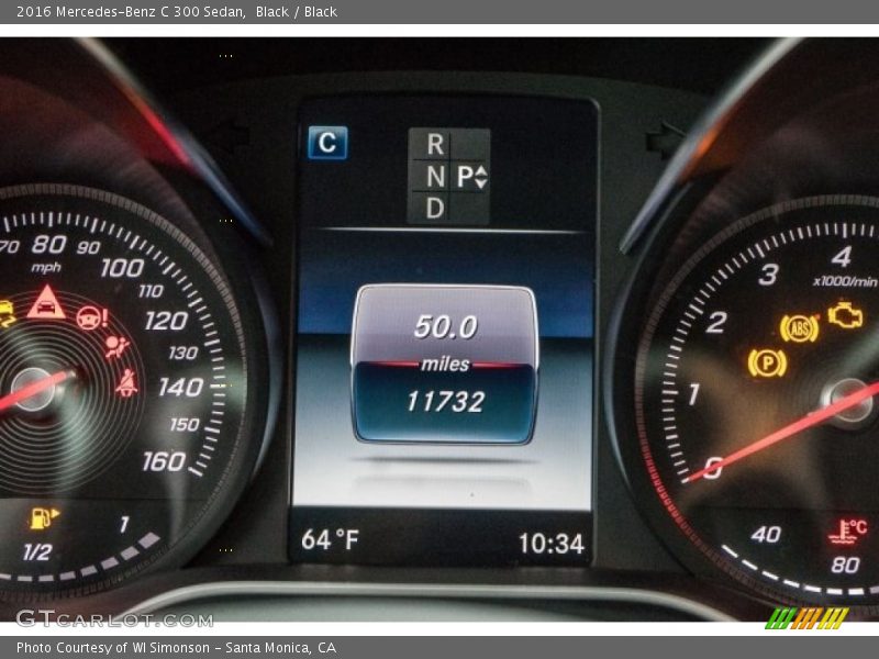 Black / Black 2016 Mercedes-Benz C 300 Sedan