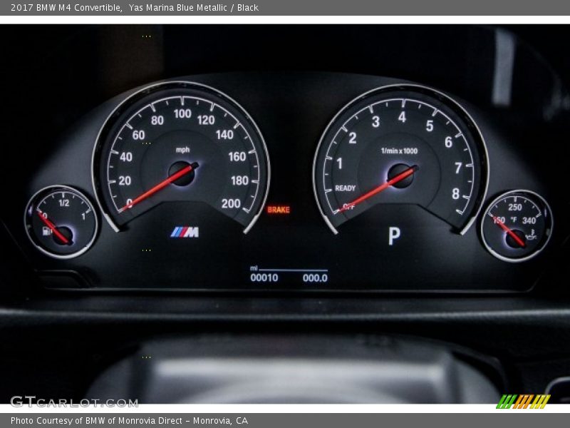  2017 M4 Convertible Convertible Gauges